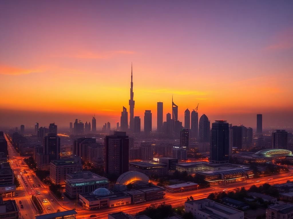 Kuwait skyline